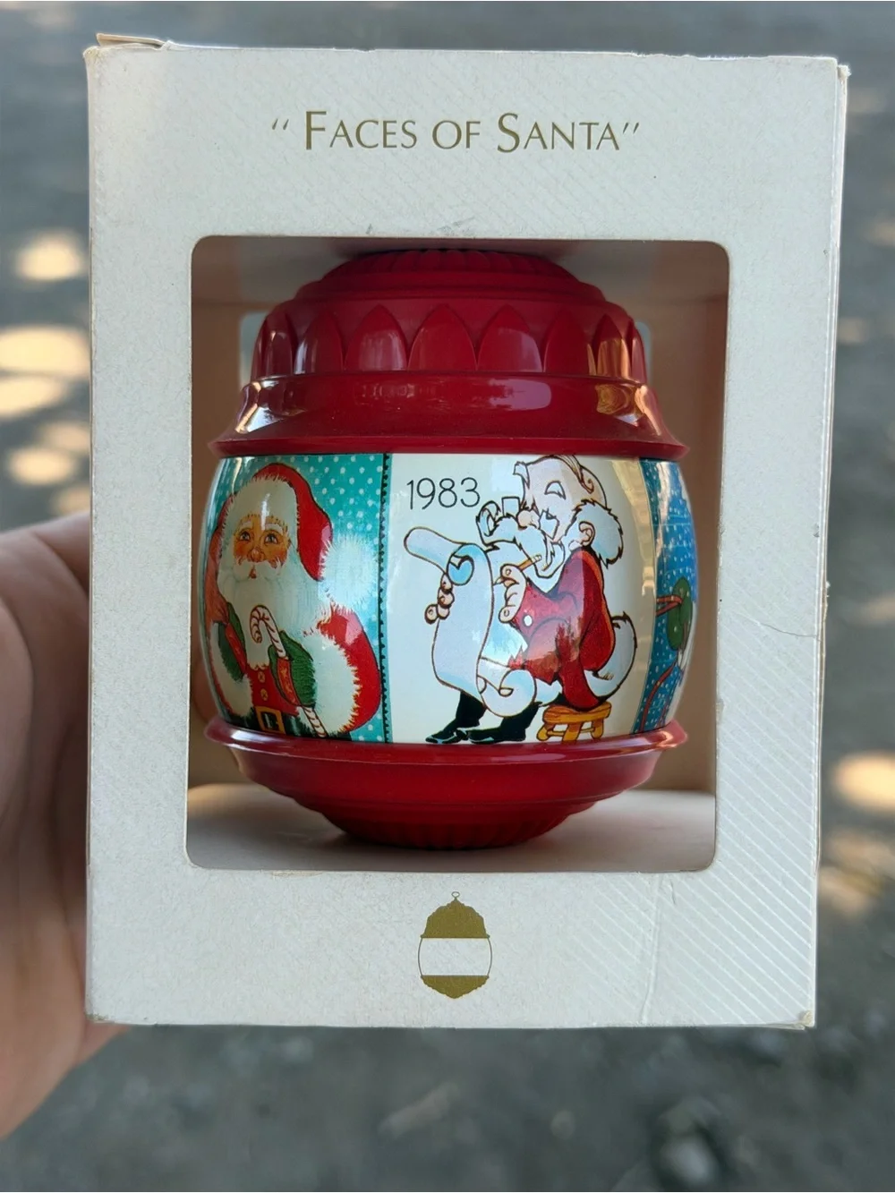 Hallmark Red Santa Vintage-Style Keepsake Ornament